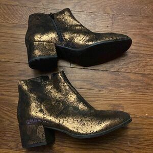 Vagabond Daisy Metallic Ankle Bootie Size 37